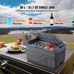 Le réfrigérateur portable SucceBuy offre des capacités de 30, 37 et 45 litres