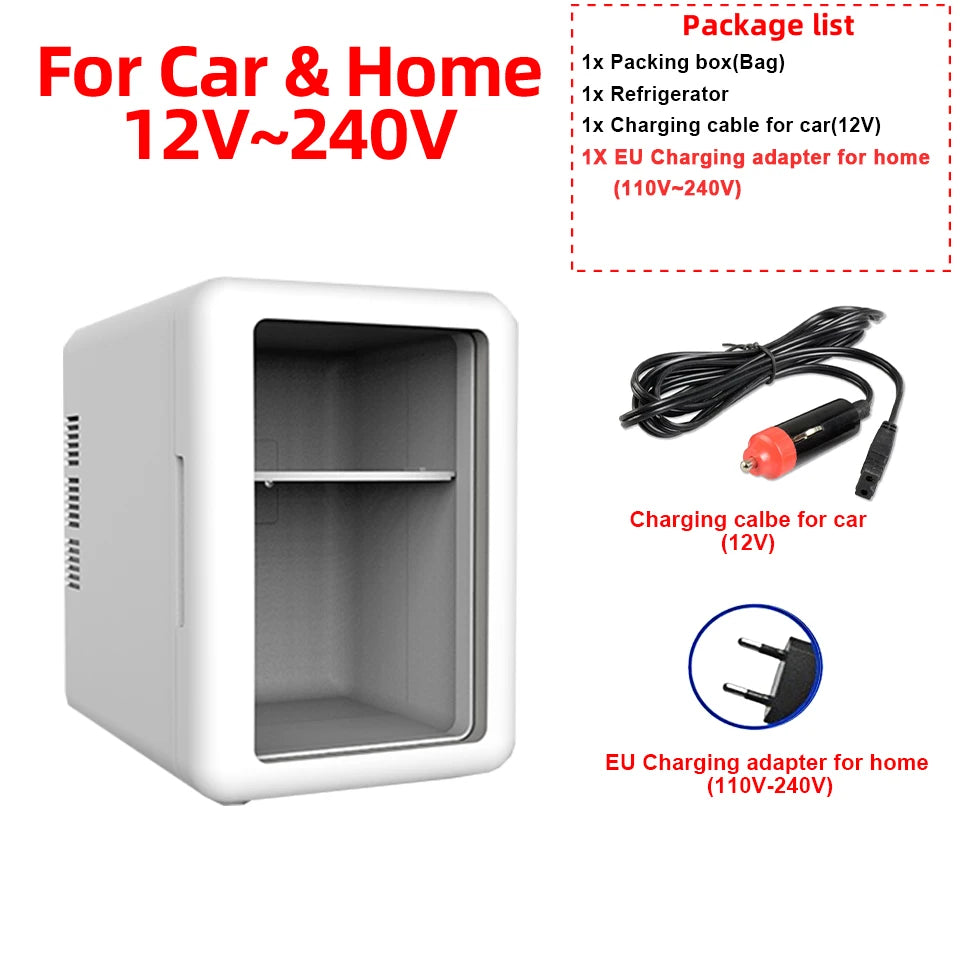 Mini-Schönheitskühlschrank 4L – Warm & Kalt – Für Auto & Zuhause – Ideal für Kosmetika