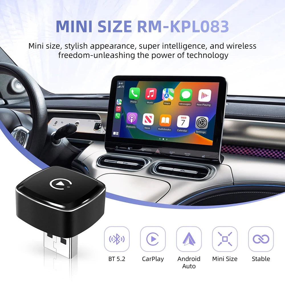 2-in-1 CarPlay- und Android Auto-Adapter