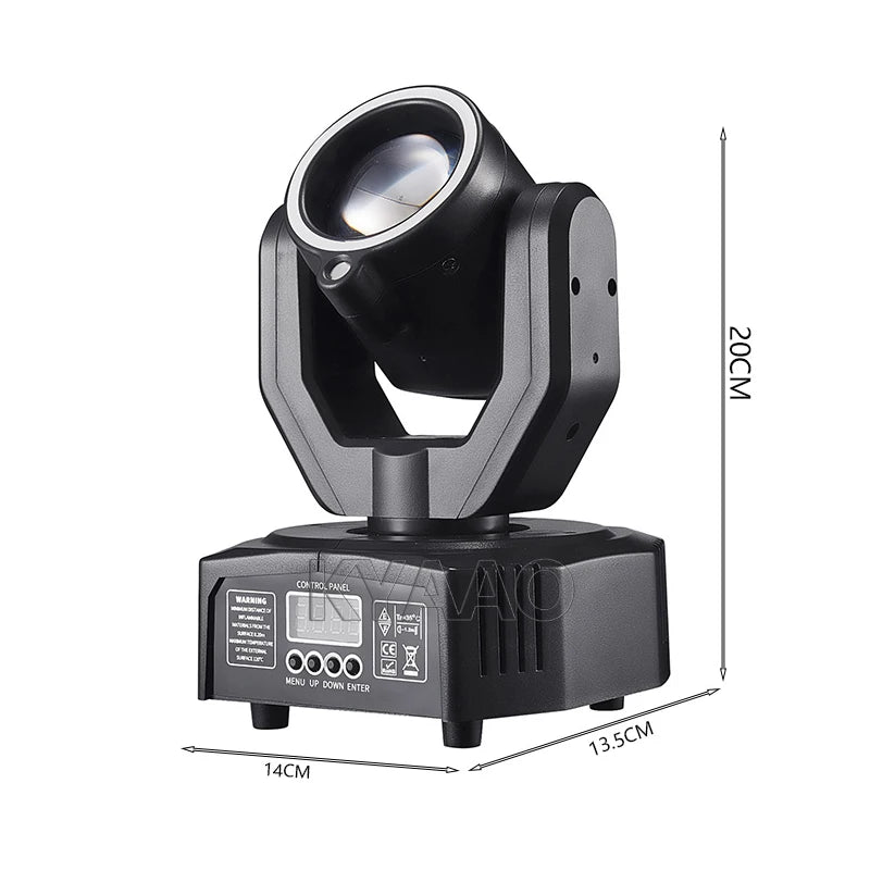 Kompakter Moving Head Projektor mit DMX-Steuerung