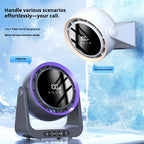 Wiederaufladbarer Tischventilator 4000mAh mit Fernbedienung