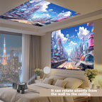Mini 4K Projector WallProjecteur 4K Portable – WiFi 6