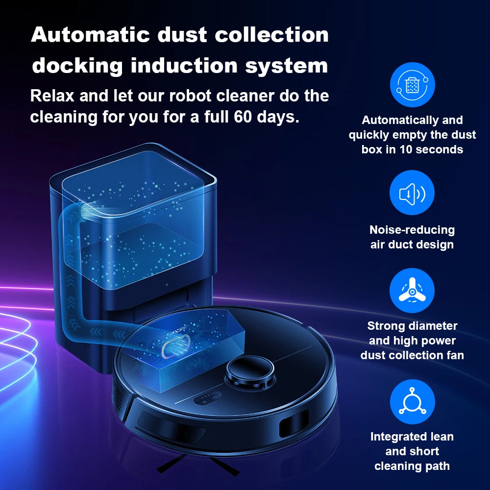 Robot Aspirateur & Serpilliere Intelligent LDS Liectroux M70 Pro