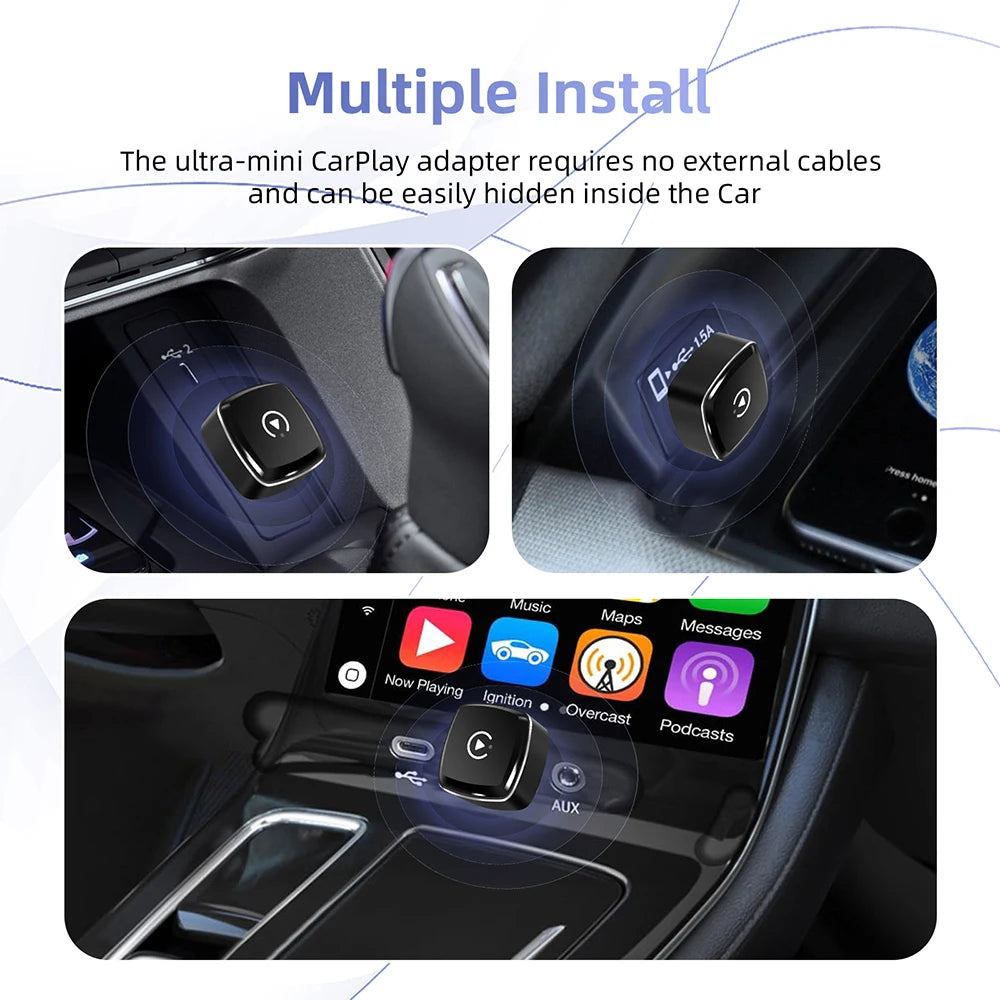 2-in-1 CarPlay- und Android Auto-Adapter