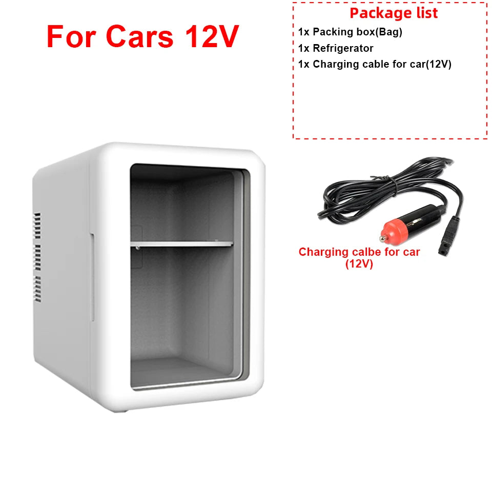 Mini-Schönheitskühlschrank 4L – Warm & Kalt – Für Auto & Zuhause – Ideal für Kosmetika