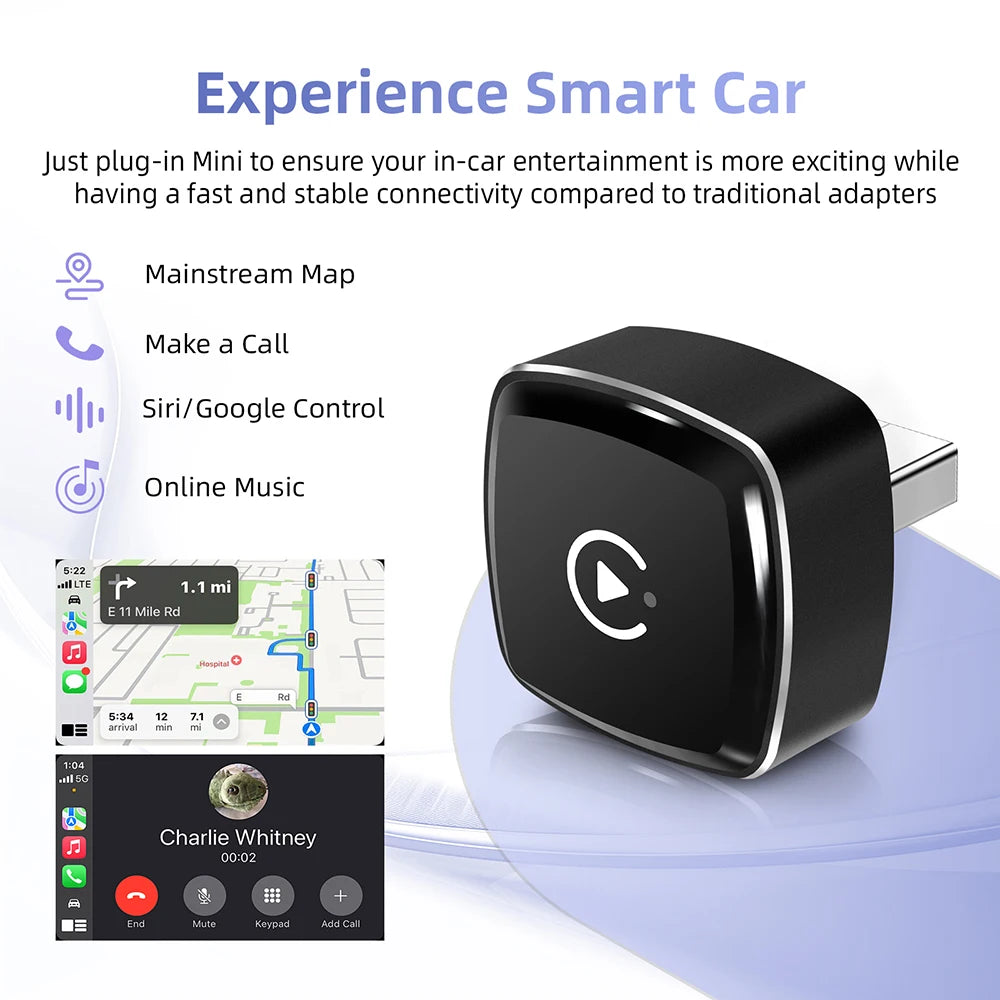 2-in-1 CarPlay- und Android Auto-Adapter