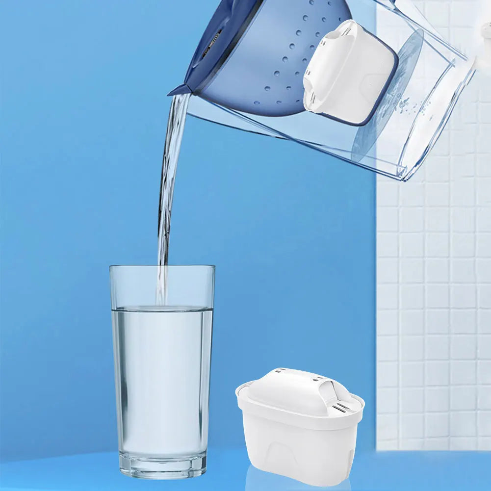 Cartouche de Remplacement pour Filtre à Eau – Anti-Fluor & Chlore – Compatible Carafes & Robinets