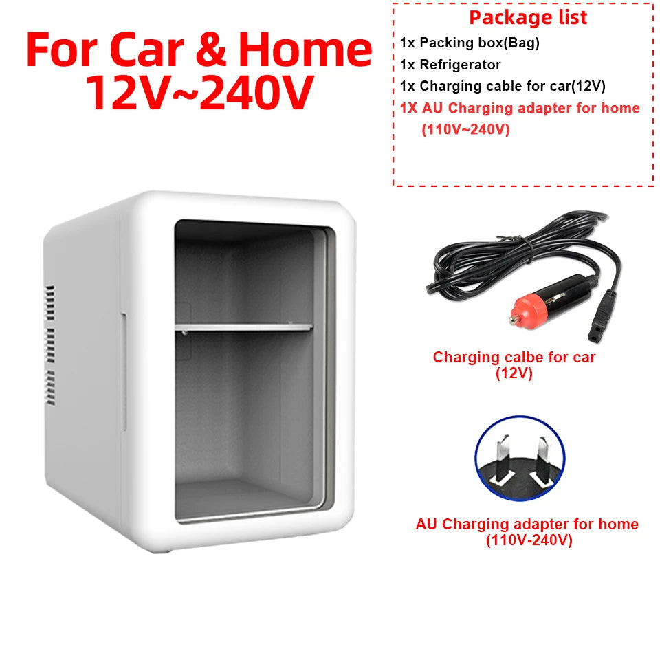 Mini-Schönheitskühlschrank 4L – Warm & Kalt – Für Auto & Zuhause – Ideal für Kosmetika