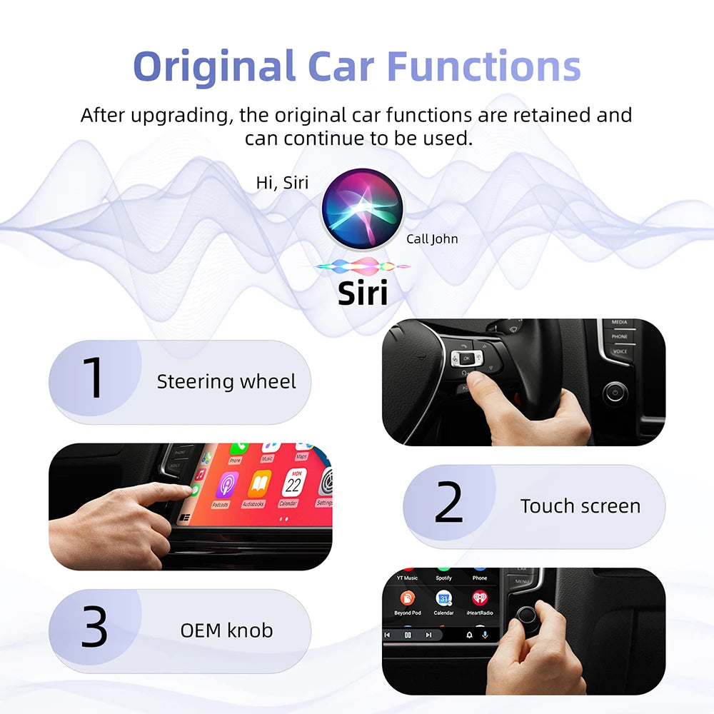 2-in-1 CarPlay- und Android Auto-Adapter