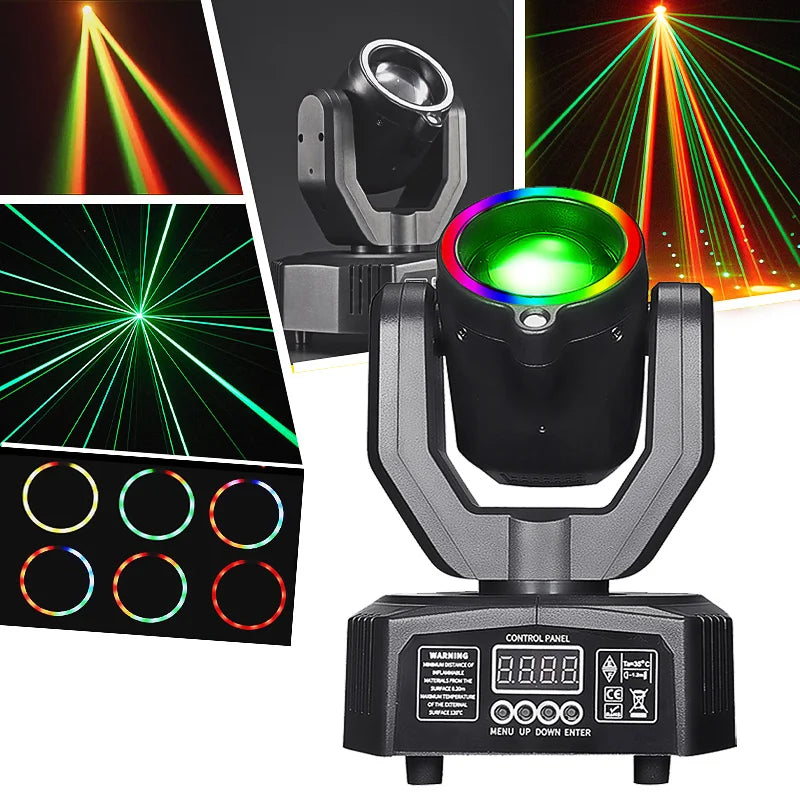 Kompakter Moving Head Projektor mit DMX-Steuerung