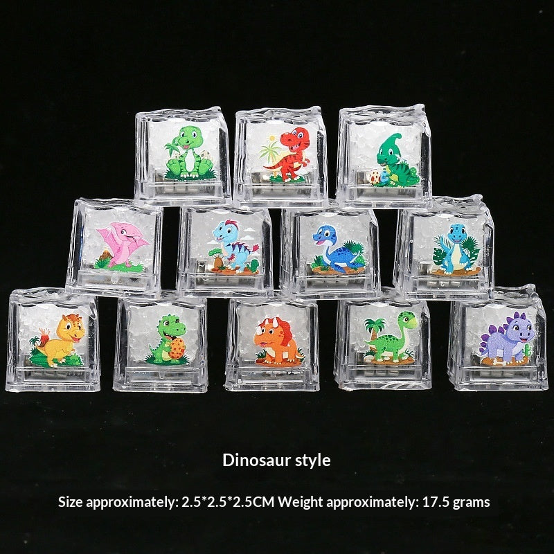 Glaçon LED étanche modèle dinosaure